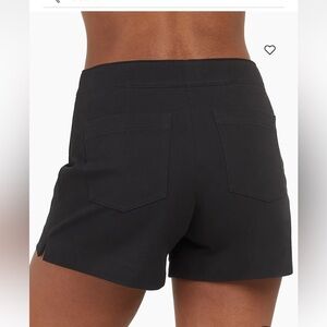 Spanx Polished Stretch Cotton Shorts Size M